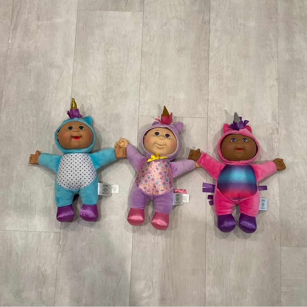 Magical friends. Unicorn onesie CPK dolls